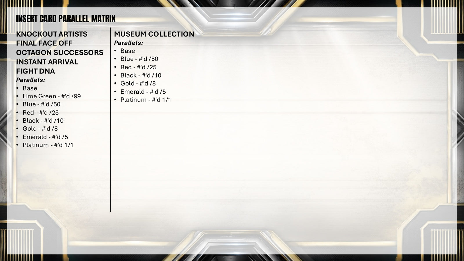 2026 Topps UFC Knockout Hobby Box