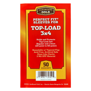 Perfect Fit Sleeves for Top-Load 3x4, 20-60 Point