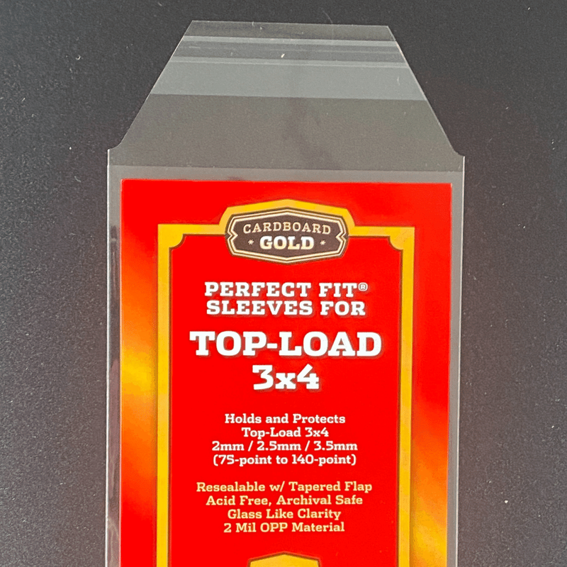 Perfect Fit Sleeves for Top-Load 3x4, 75-140 Point
