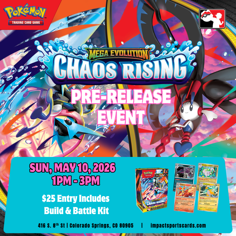 Pokemon TCG - Chaos Rising Pre-Release Event