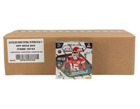 2025 Panini Prizm Football Mega 20-Box Case