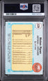 1982 FLEER 229 NOLAN RYAN PSA 9 - back