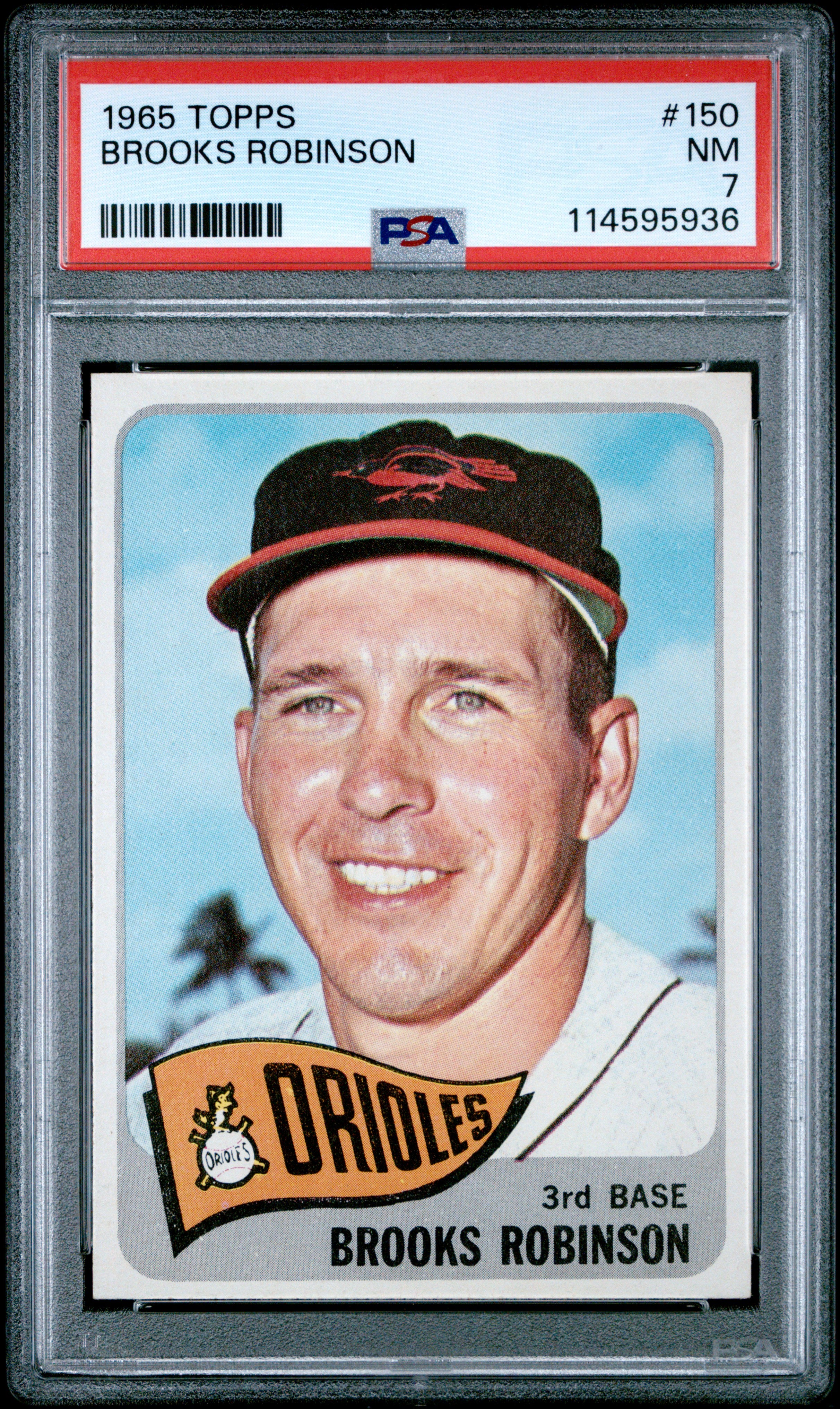 1965 Topps 150 Brooks Robinson PSA 7