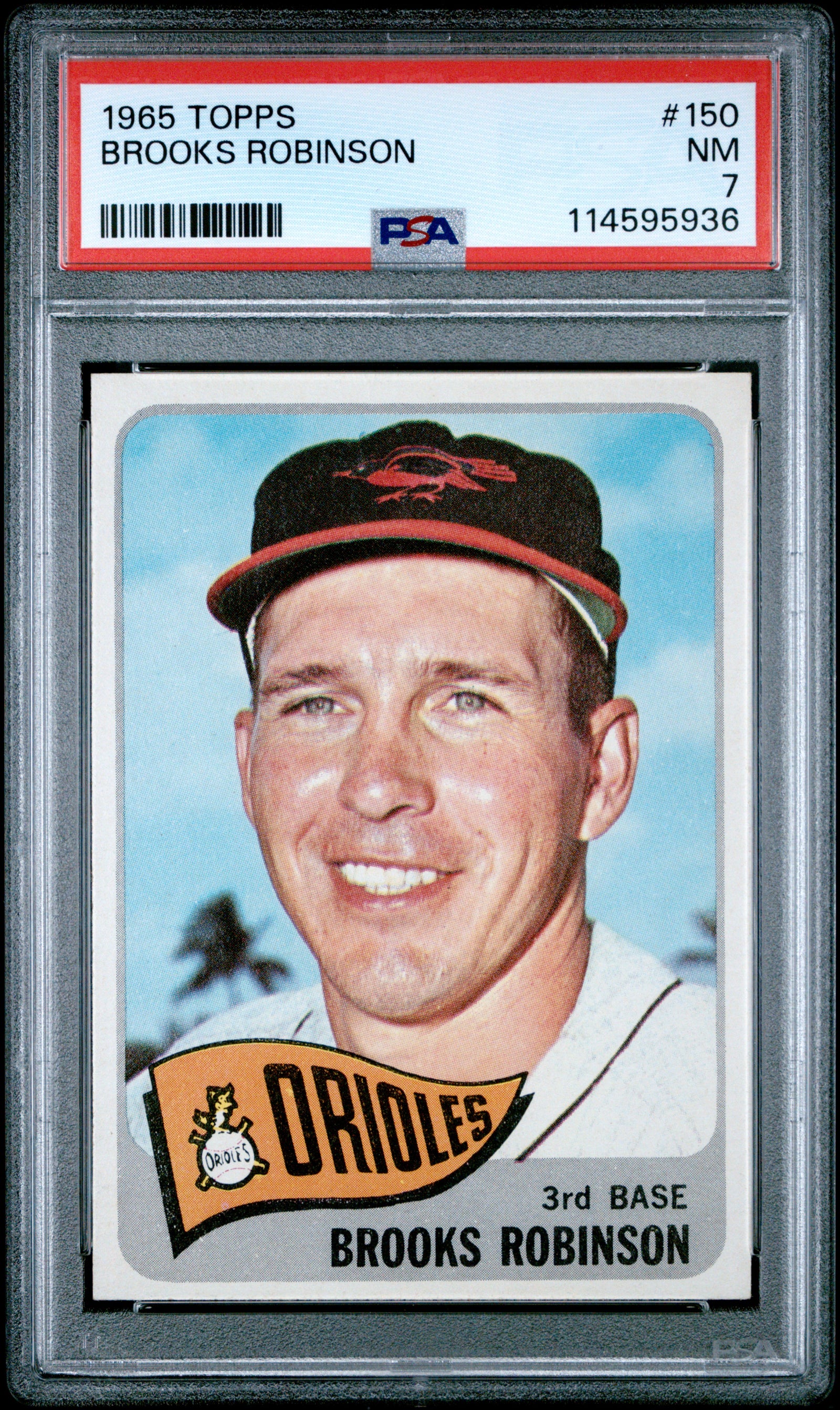 1965 Topps 150 Brooks Robinson PSA 7