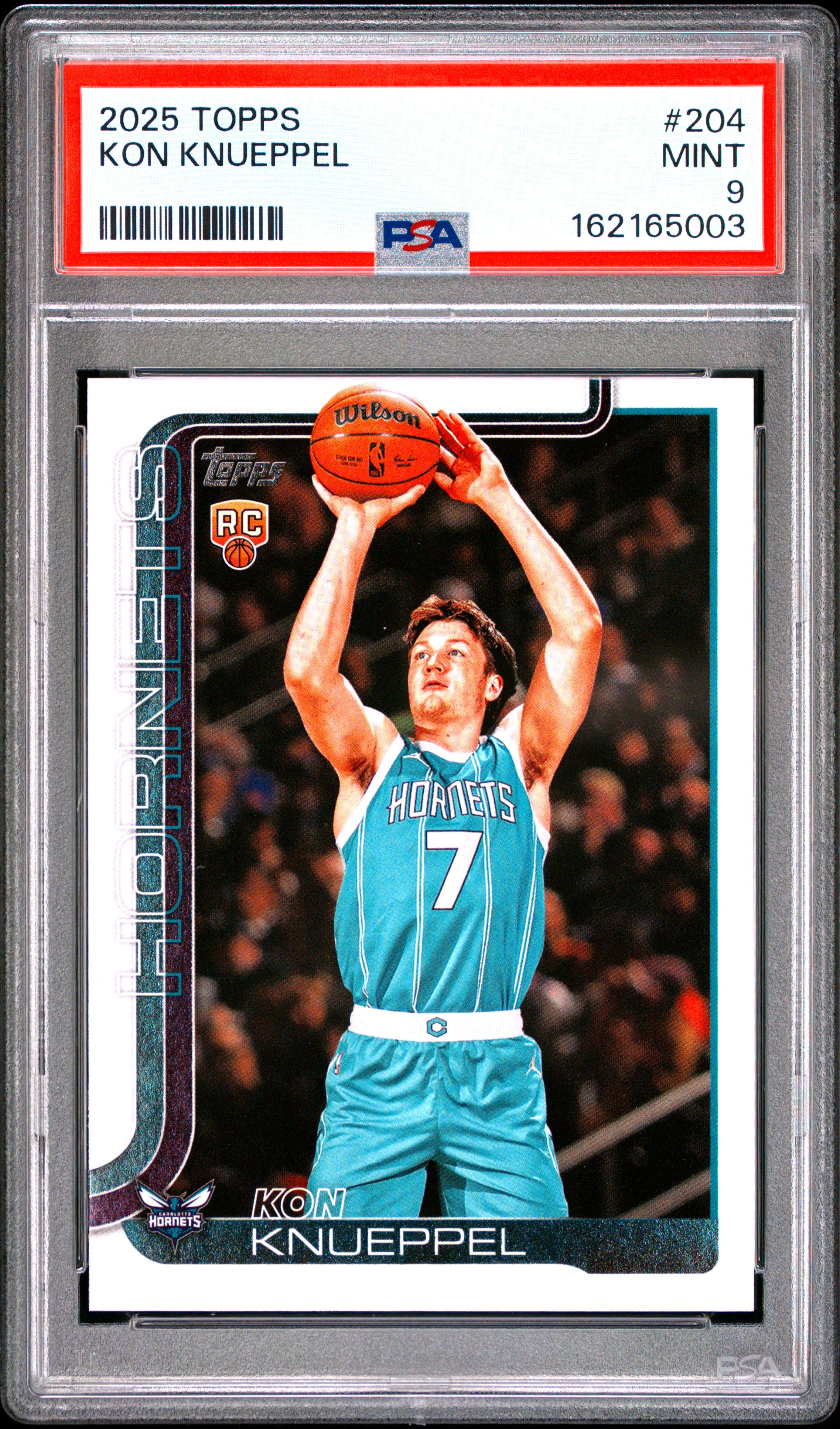 2025 TOPPS 204 KON KNUEPPEL PSA 9 - front