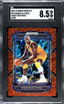 2023-24 Panini Prizm Draft Picks Shaquille O'Neal Choice Red Prizm /88 SGC 8.5