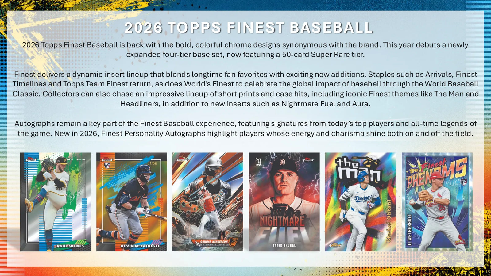 2026 Topps Finest Baseball Mega Box
