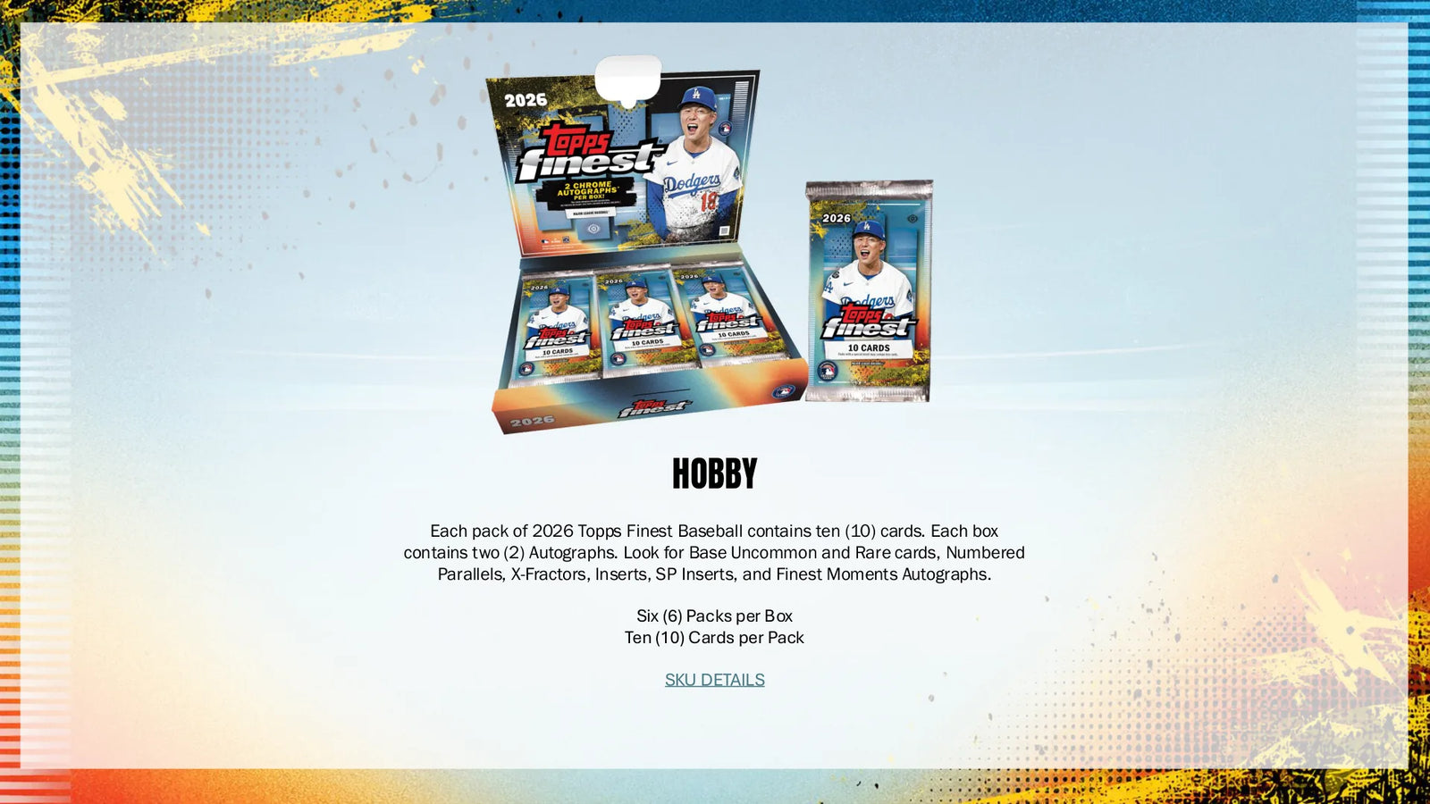 2026 Topps Finest Baseball Mega Box