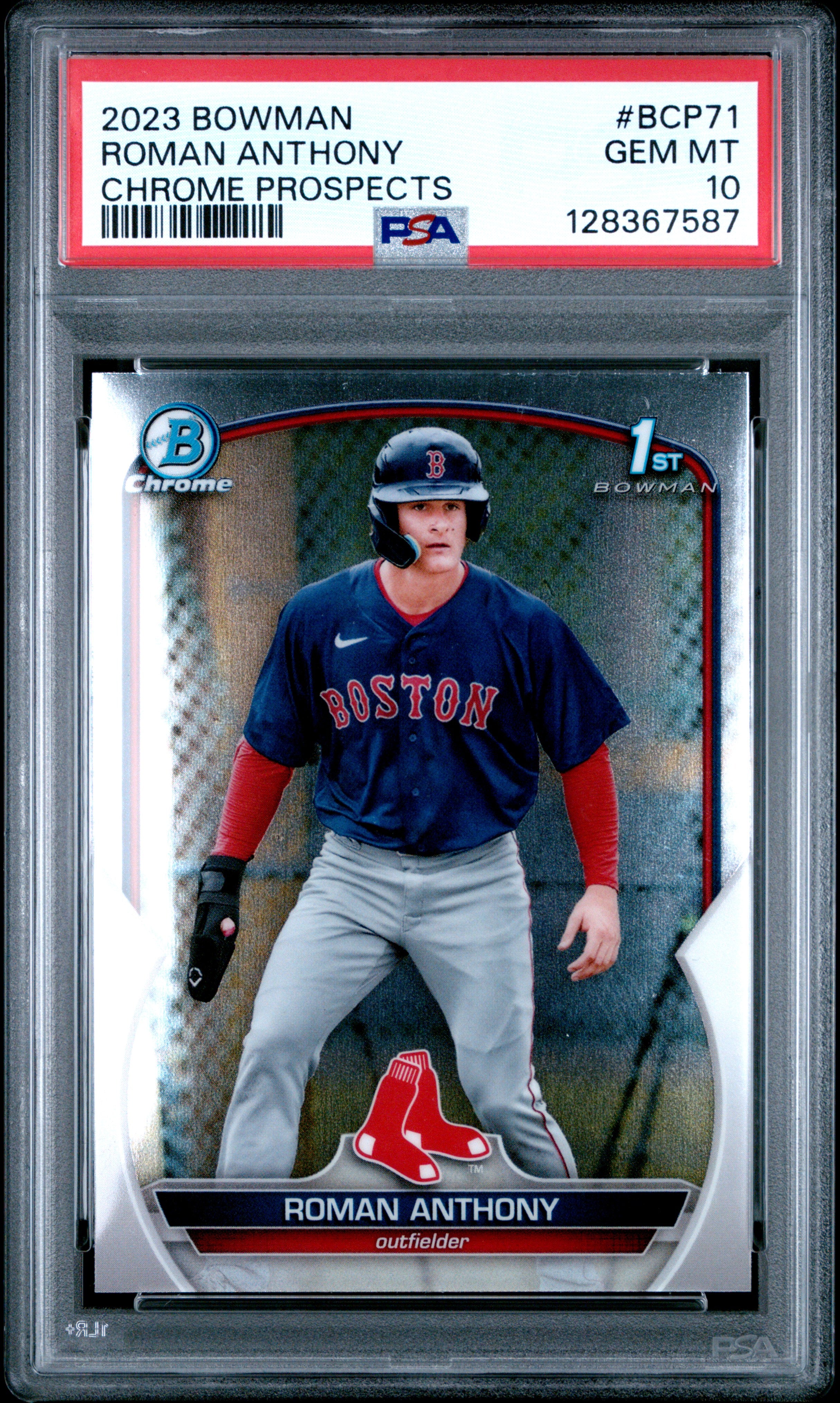 2023 Bowman Chrome Prospects Bcp71 Roman Anthony PSA 10
