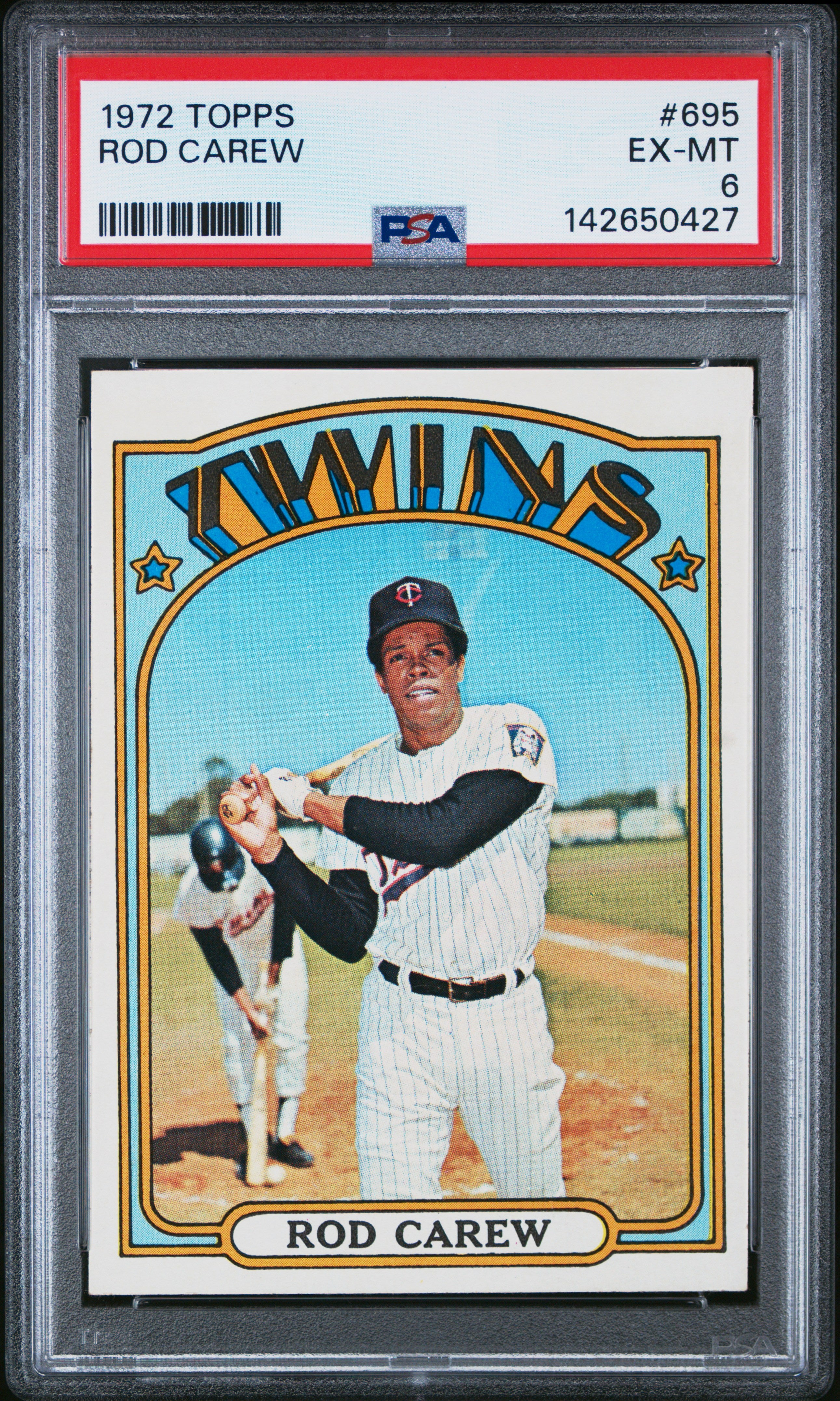 1972 Topps 695 Rod Carew PSA 6