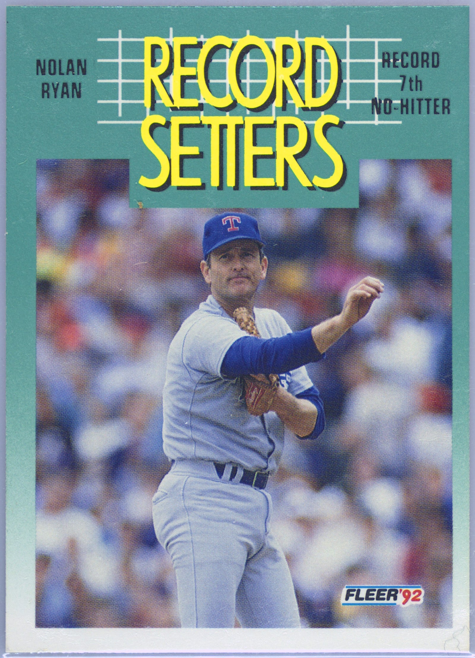 1992 FLEER 682 NOLAN RYAN PSA 8 - front