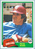 1981 TOPPS 180 PETE ROSE PSA 7 - front