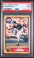 1987 TOPPS TRADED 70T GREG MADDUX PSA 9 - front