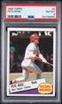 1985 TOPPS 6 PETE ROSE PSA 8 - front