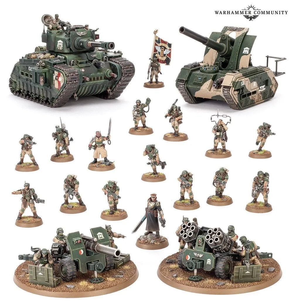 Warhammer 40k Astra Militarum Platoon Battleforce Box (PRE-SALE, 7/11)