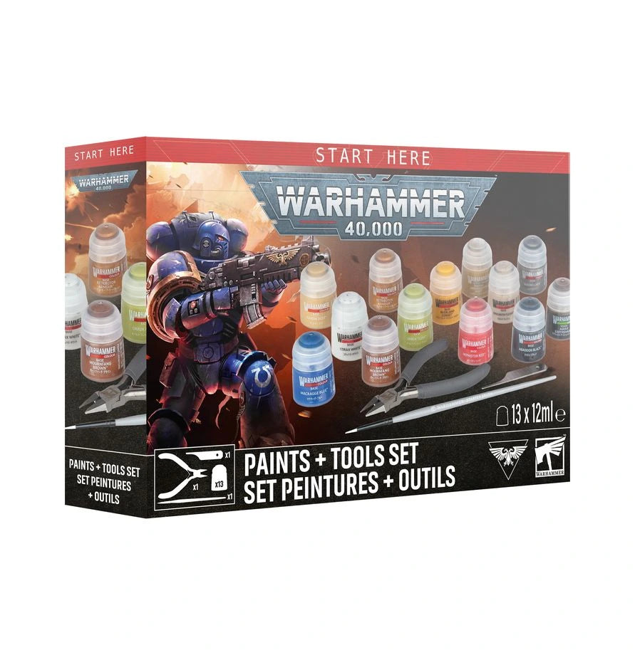 Warhammer 40k Paints & Tools Set (2026)