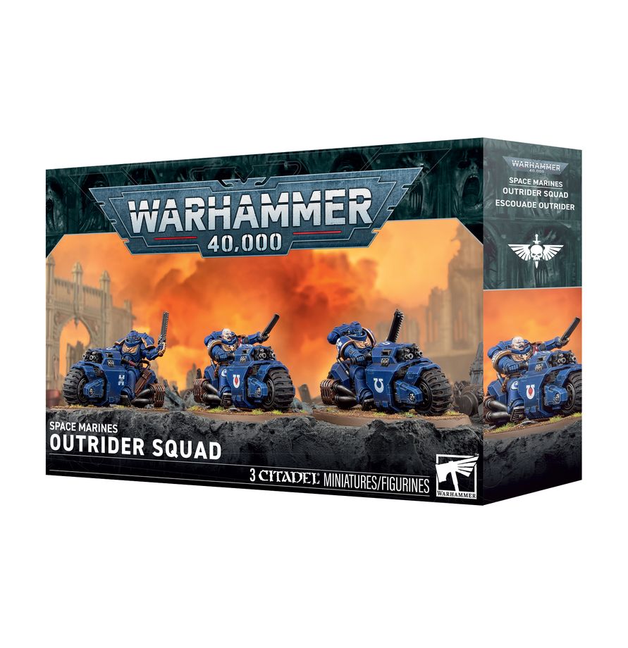 Warhammer 40k Space Marines Outrider Squad (Pre-Sale, 10/3)