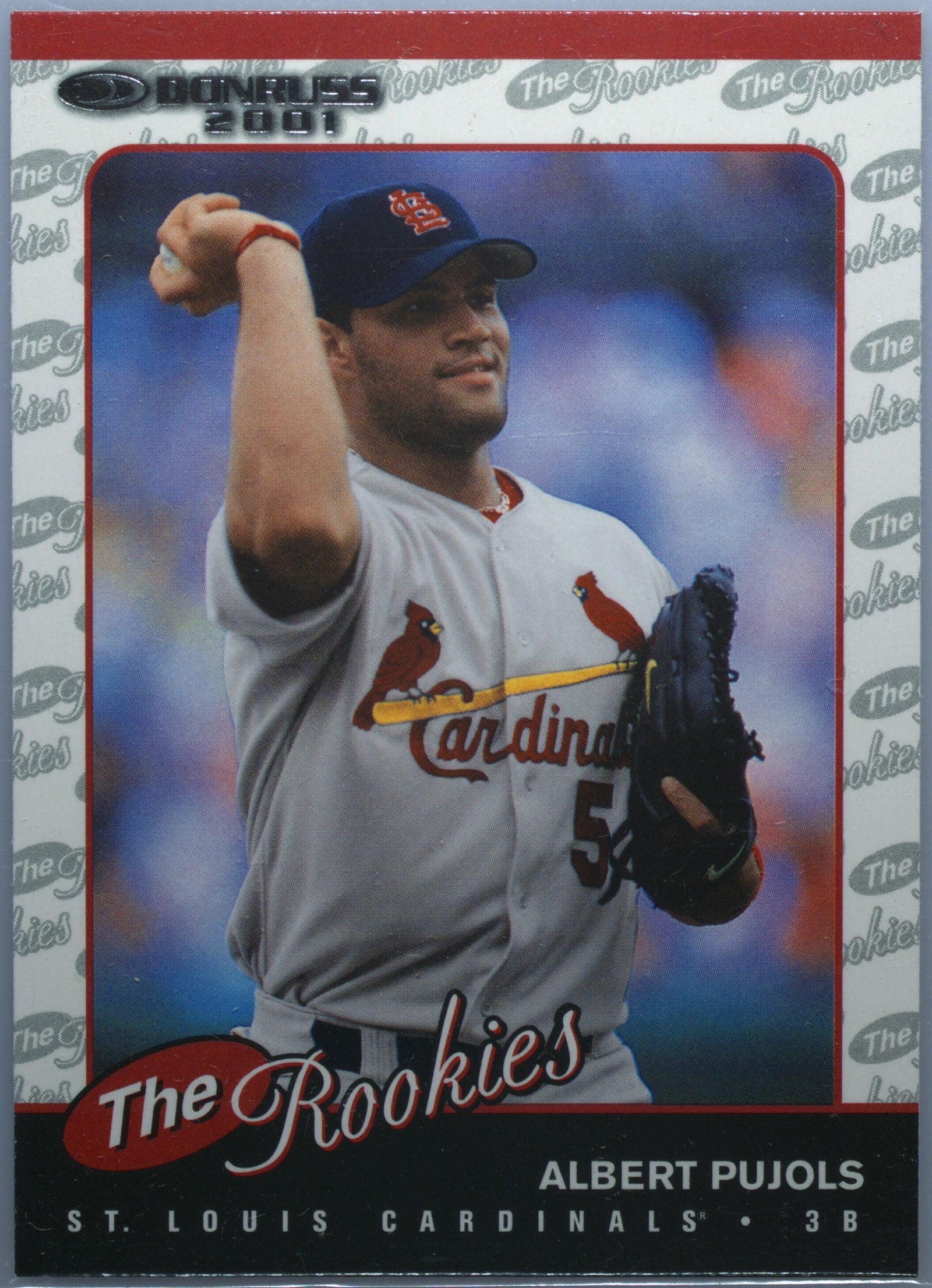 2001 Donruss Rookies R97 Albert Pujols  PSA 8