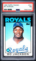 1986 TOPPS TRADED 50T BO JACKSON PSA 7 - front