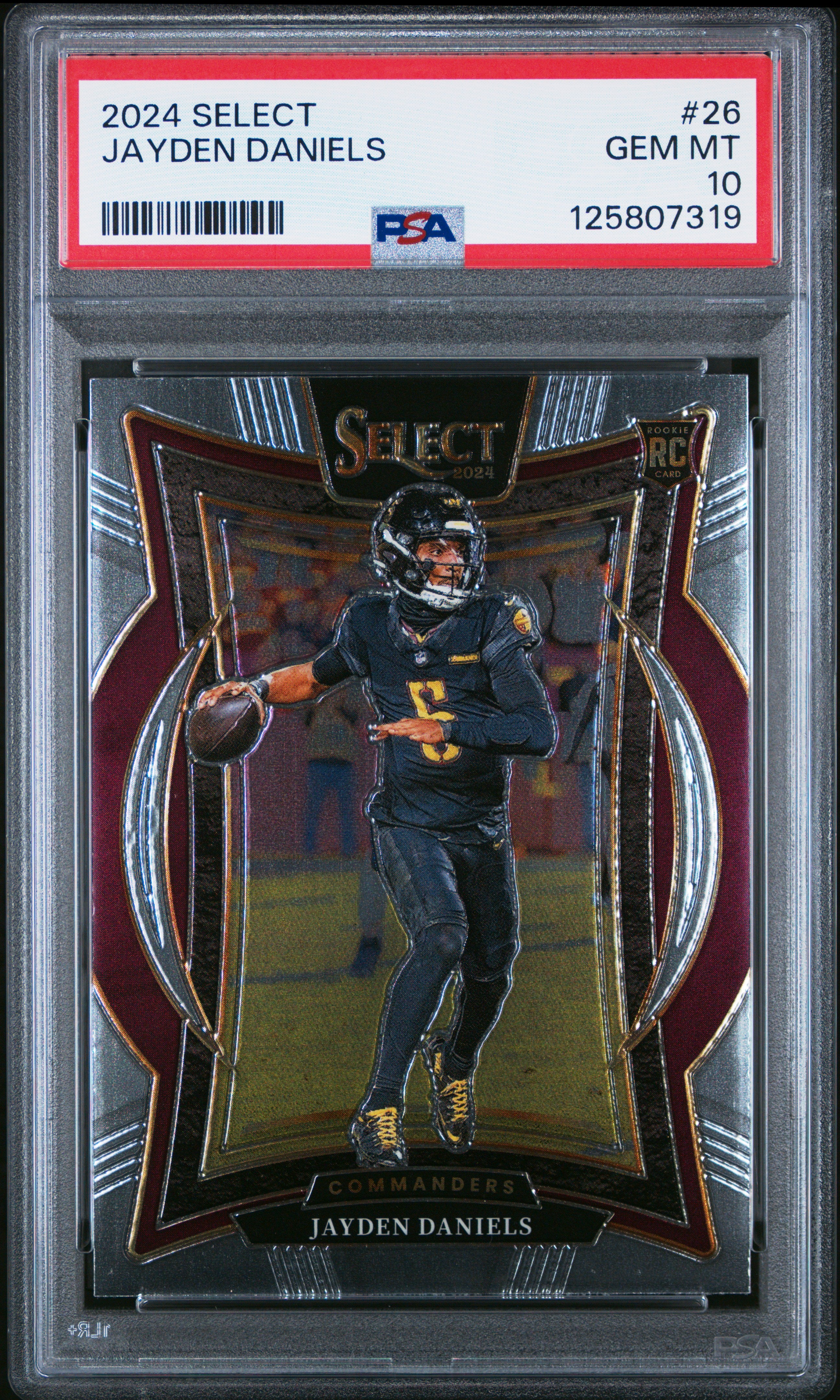 2024 Panini Select 26 Jayden Daniels  PSA 10