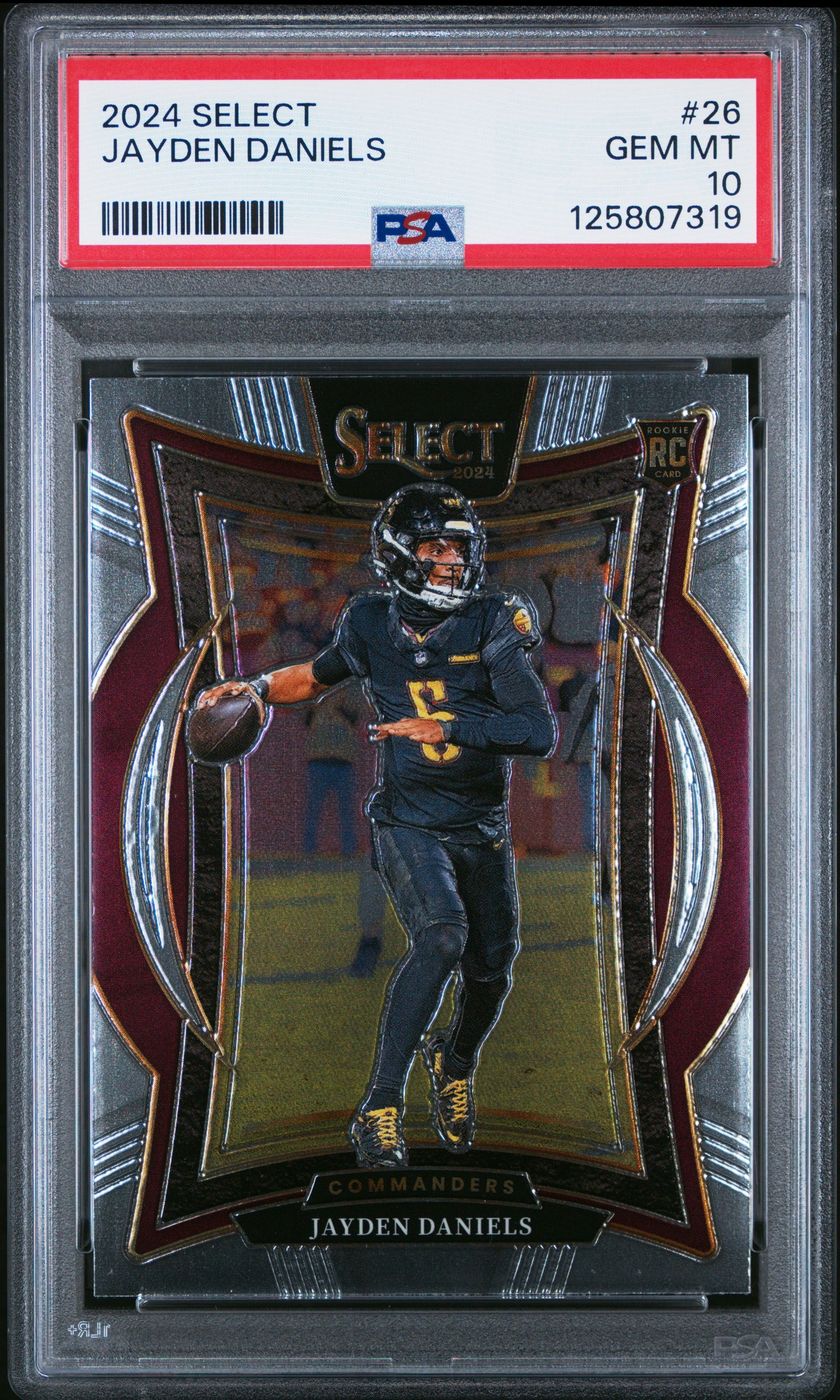 2024 Panini Select 26 Jayden Daniels  PSA 10