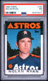 1986 TOPPS 100 NOLAN RYAN PSA 7 - front