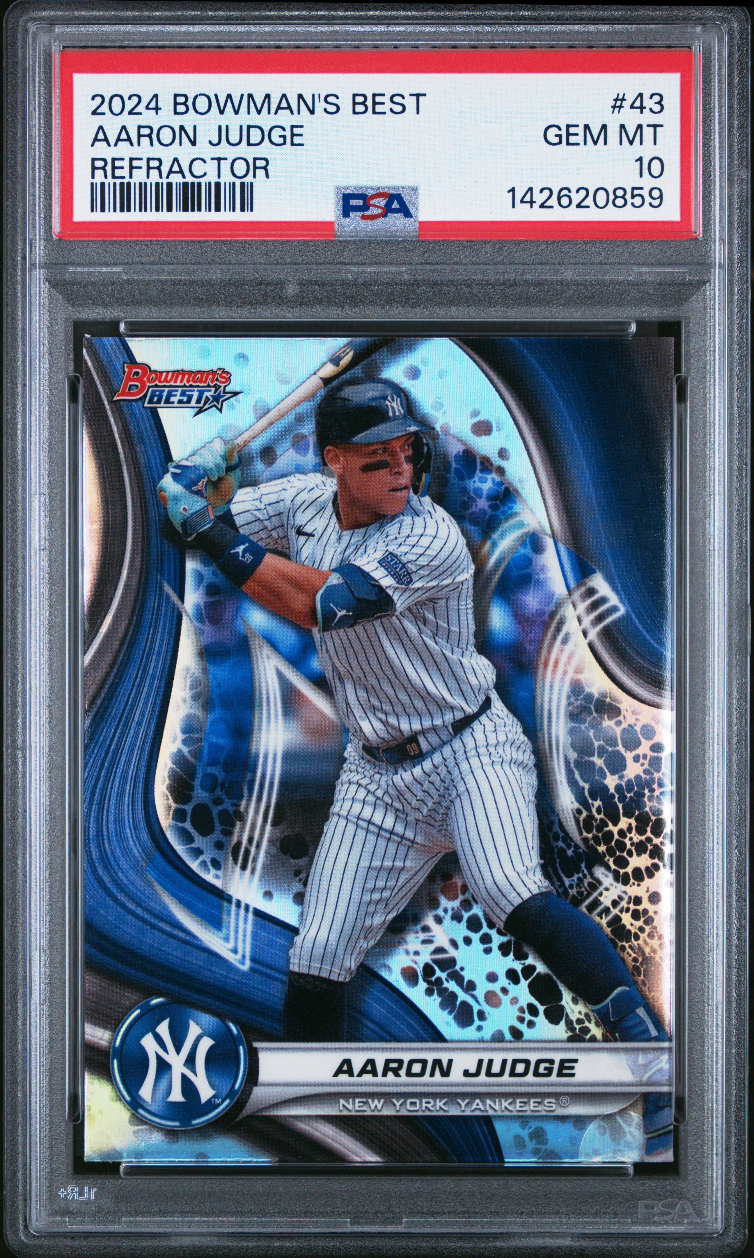 2024 Bowman'S Best 43 Aaron Judge Refractor PSA 10